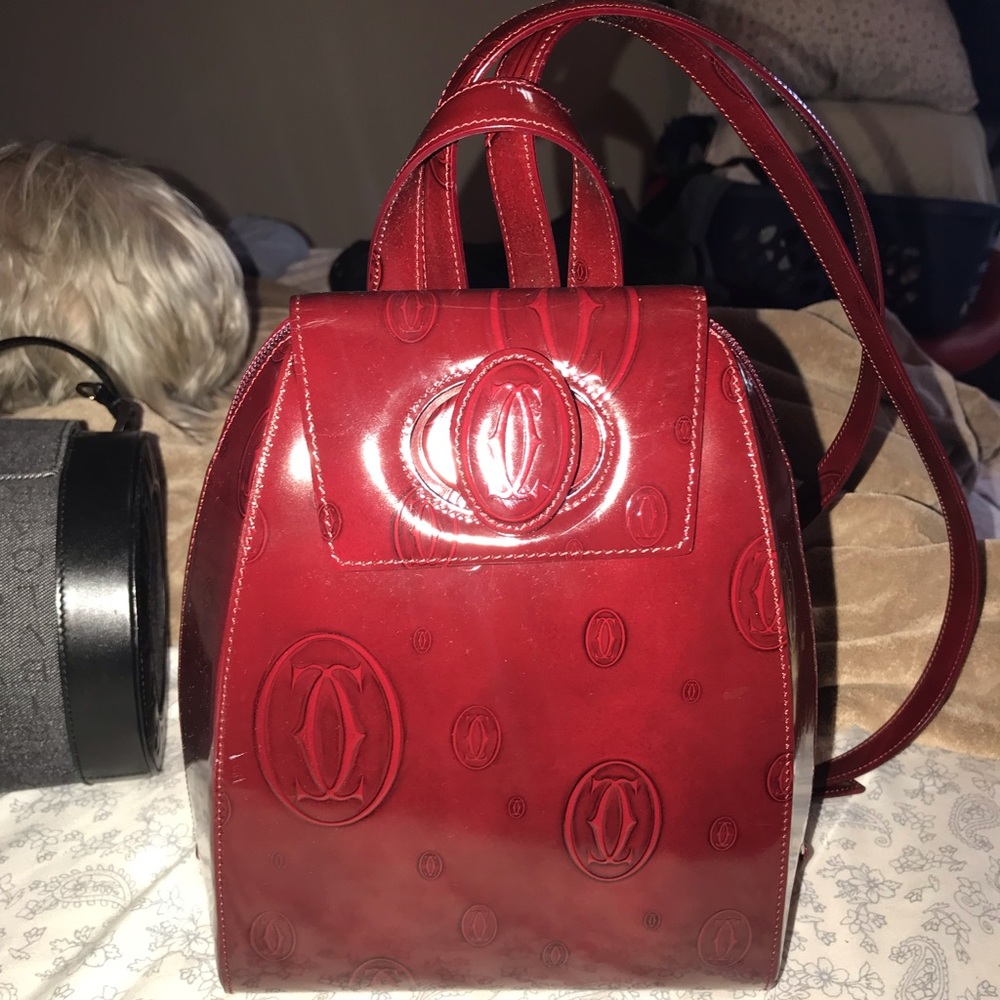 Cartier Happy Birthday Embossed Backpack